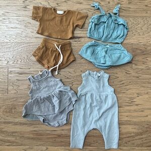 Baby Girl Set of 4 Outfits - Excellent Condition - Each Worn 1x - QUALITY BRANDS